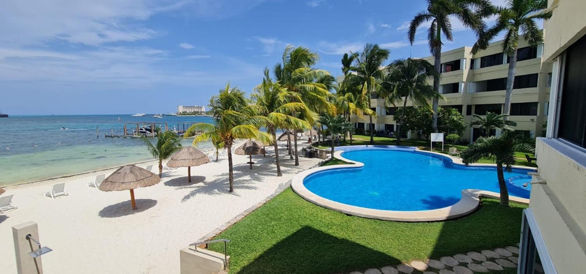 Oceanfront Condo At Unique Location Cancun Ngoại thất bức ảnh