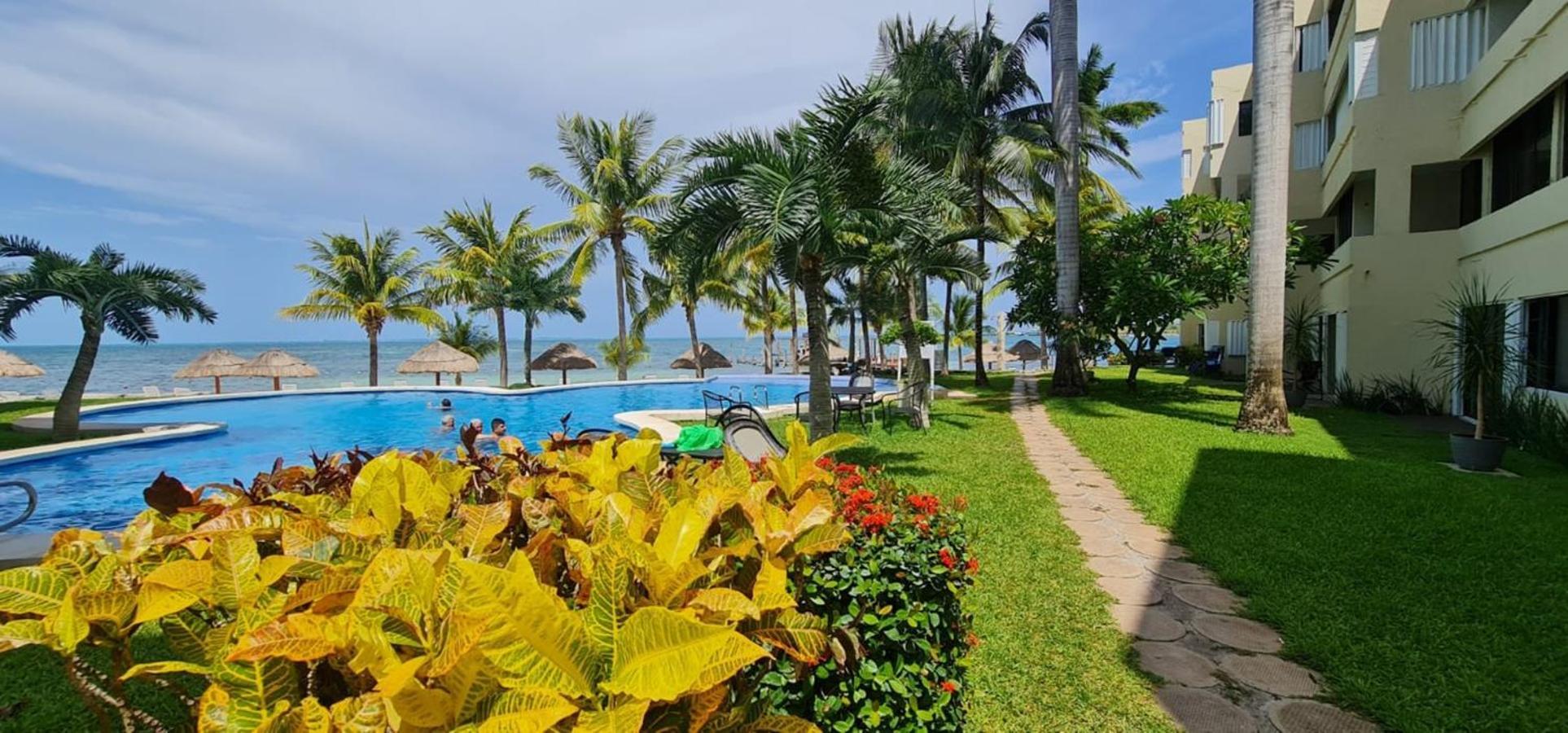 Oceanfront Condo At Unique Location Cancun Ngoại thất bức ảnh
