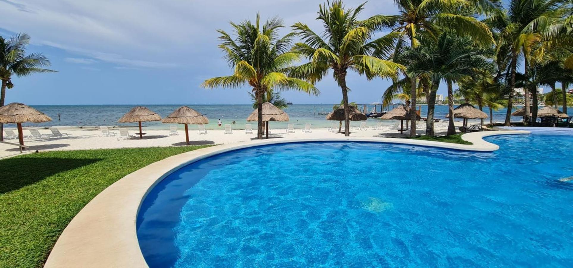 Oceanfront Condo At Unique Location Cancun Ngoại thất bức ảnh
